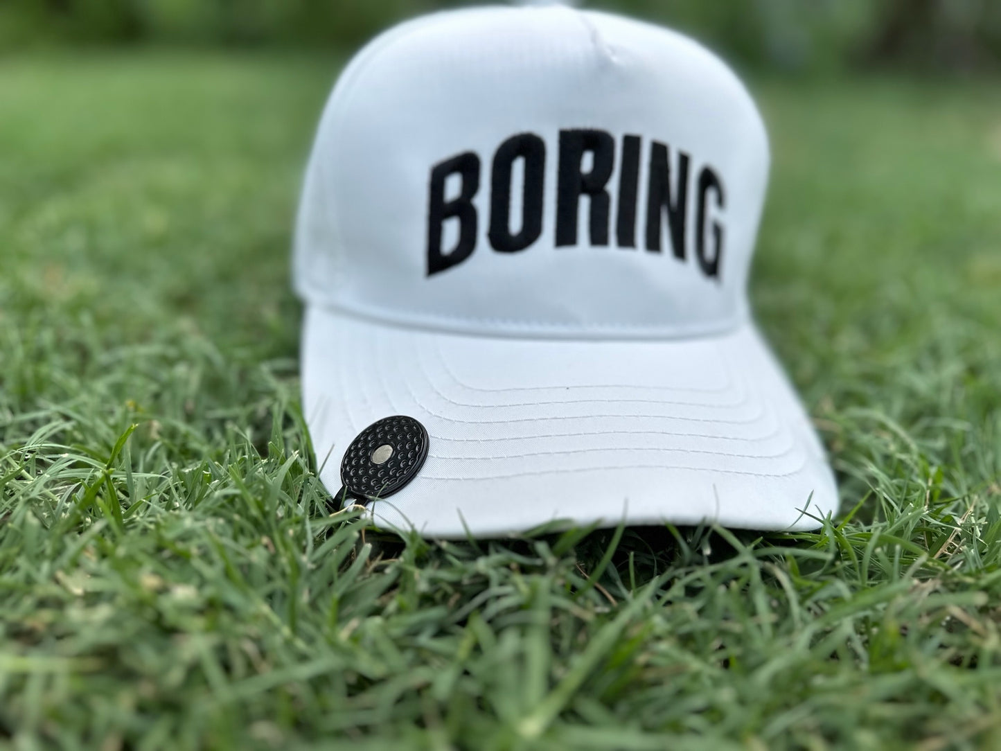 Boring Hat Clip